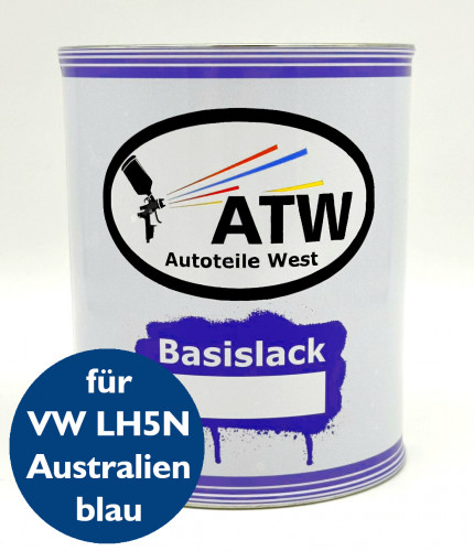 Autolack für VW LH5N Australienblau